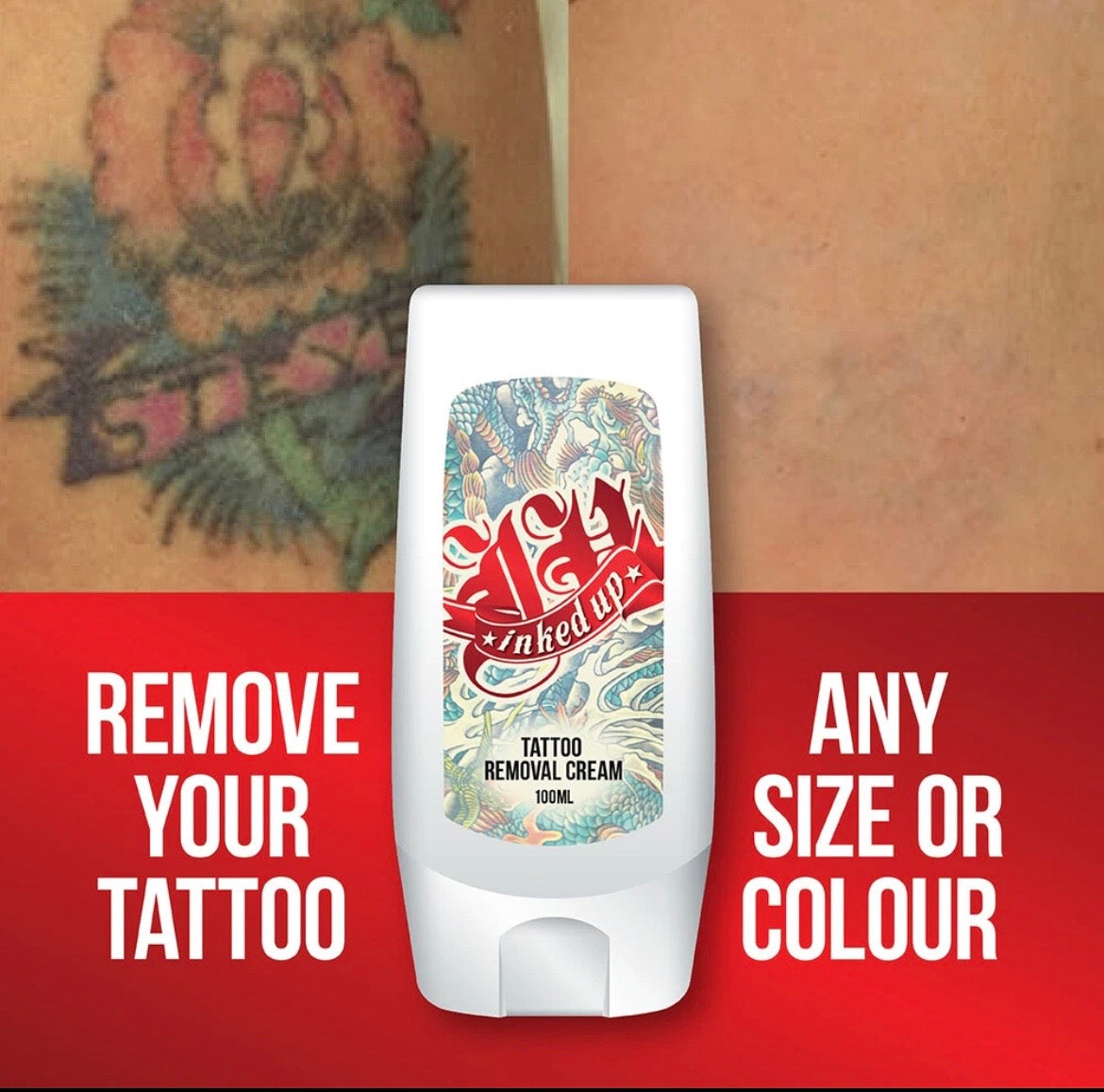 Tattoo removal cream